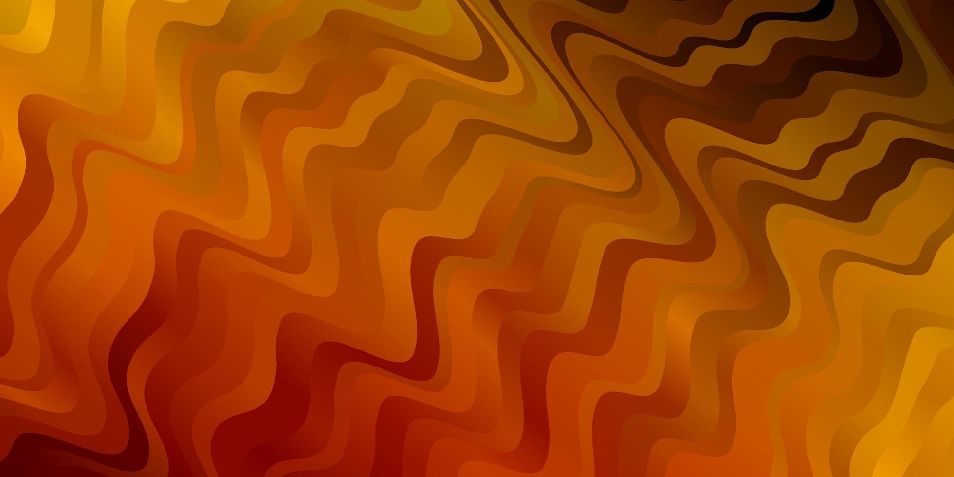 trama vettoriale arancione scuro con arco circolare