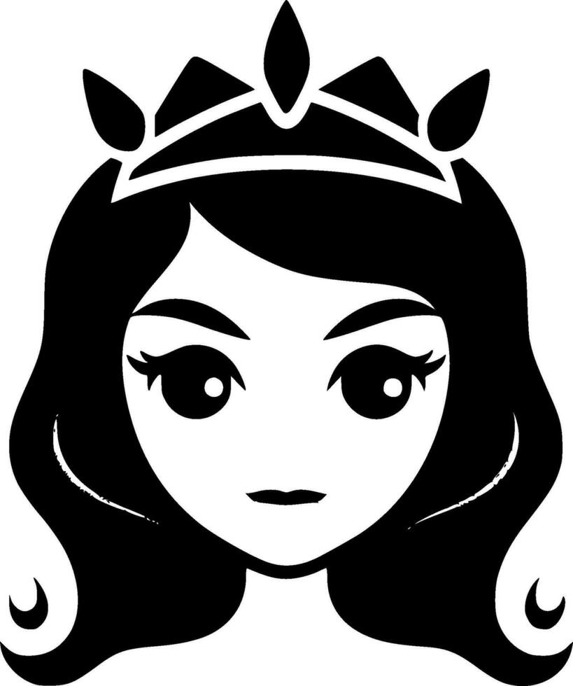 Principessa - alto qualità vettore logo - vettore illustrazione ideale per maglietta grafico