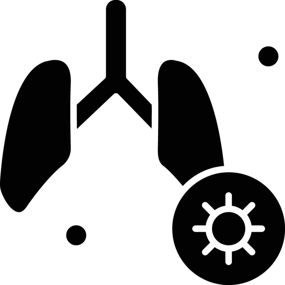 polmoni ricerca medicina icone per Scarica vettore