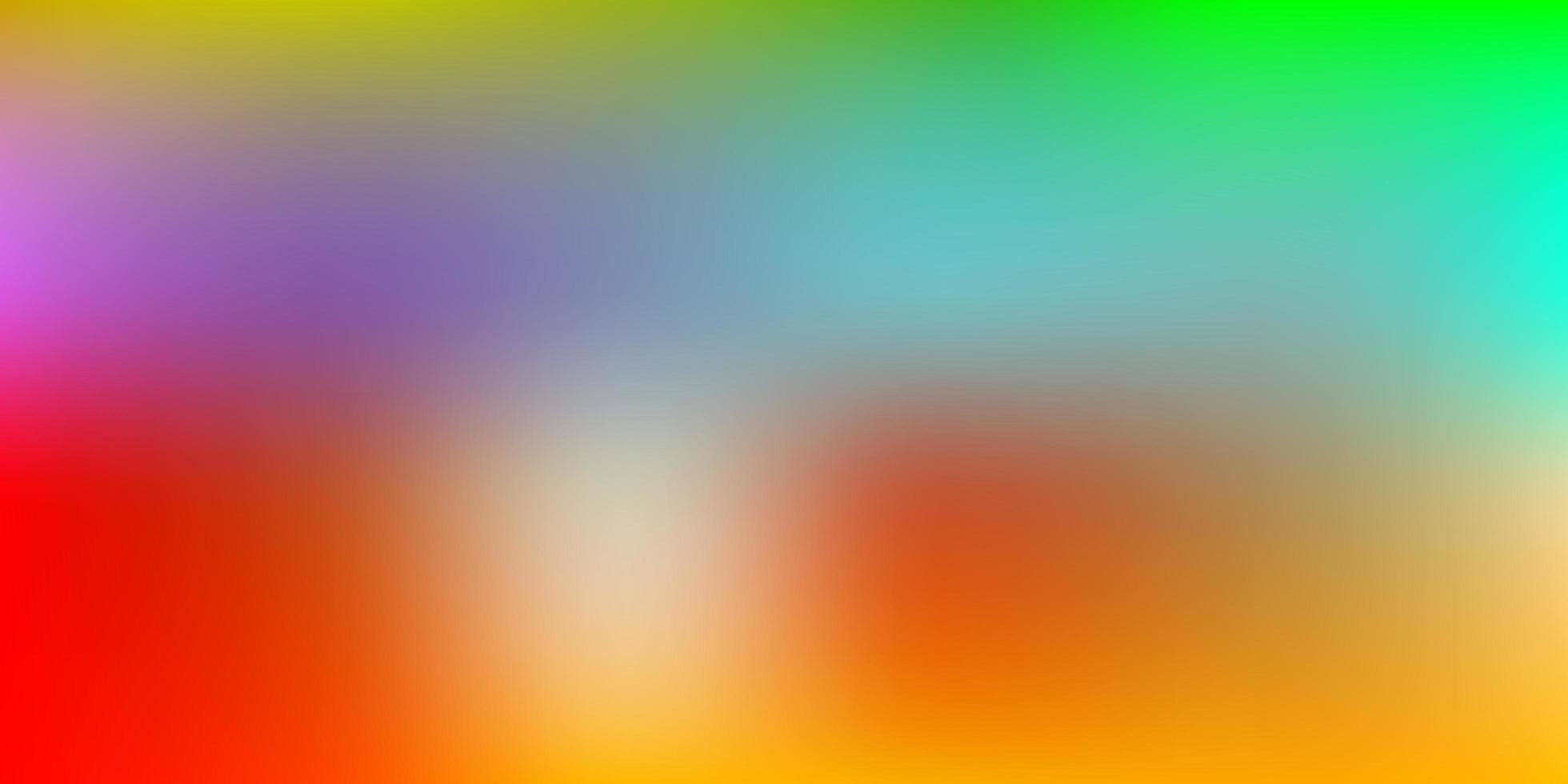 sfondo sfocato sfumato vettoriale multicolore chiaro