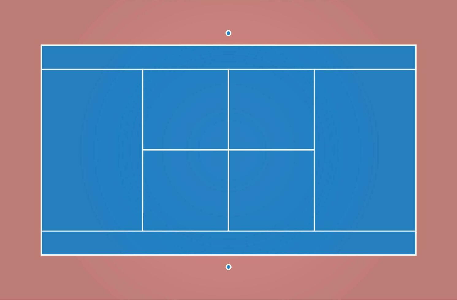 tennis Tribunale grafico disegno, Perfetto per formazione scolastica o esempi. vettore