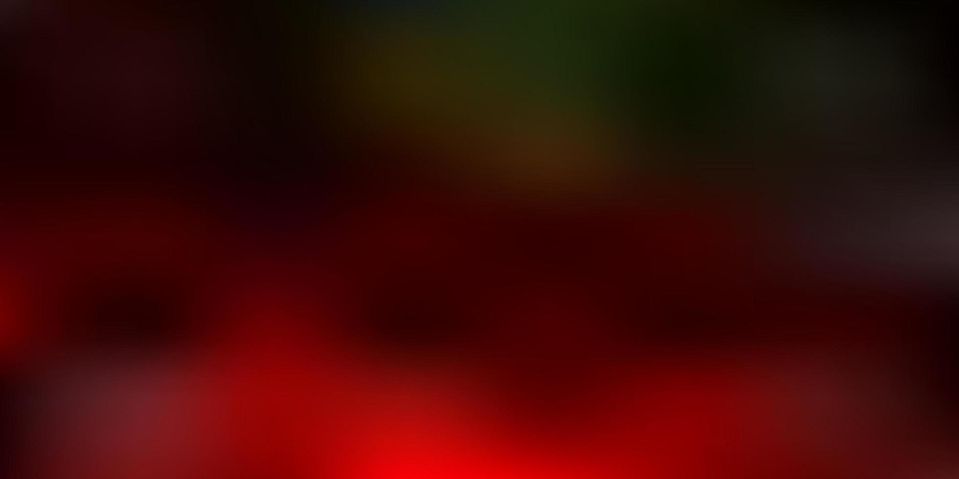 sfondo sfocato sfumatura vettoriale rosso verde scuro