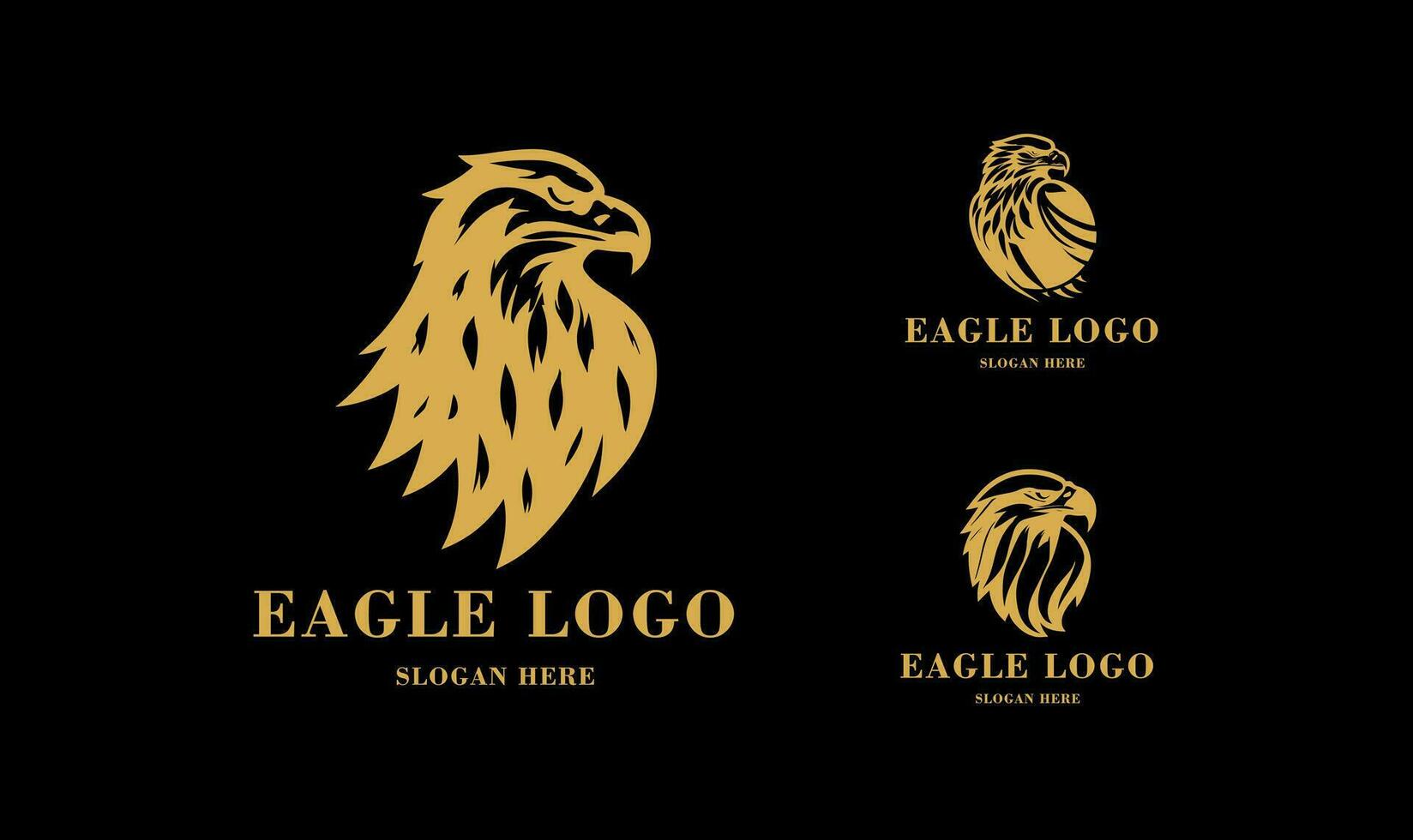 aquila logo vettore. stilizzato grafico aquila uccello logo modello. vettore