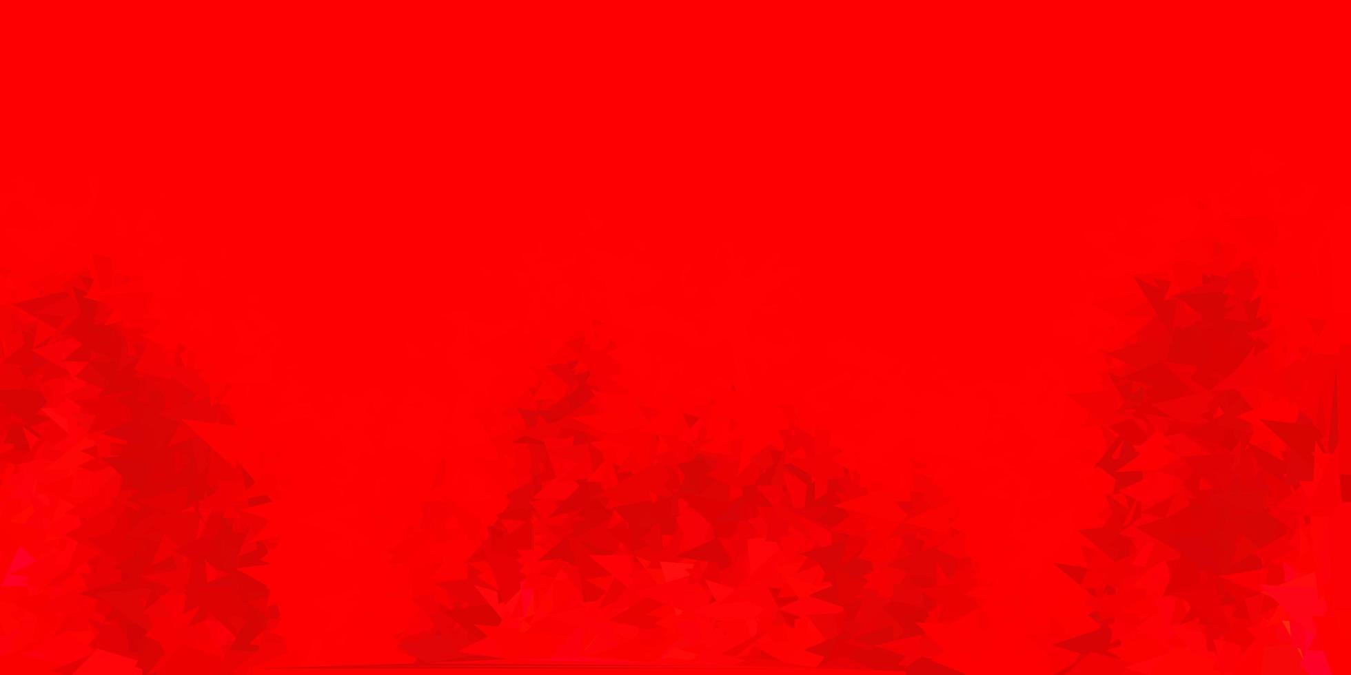 sfondo poligonale vettoriale rosso scuro