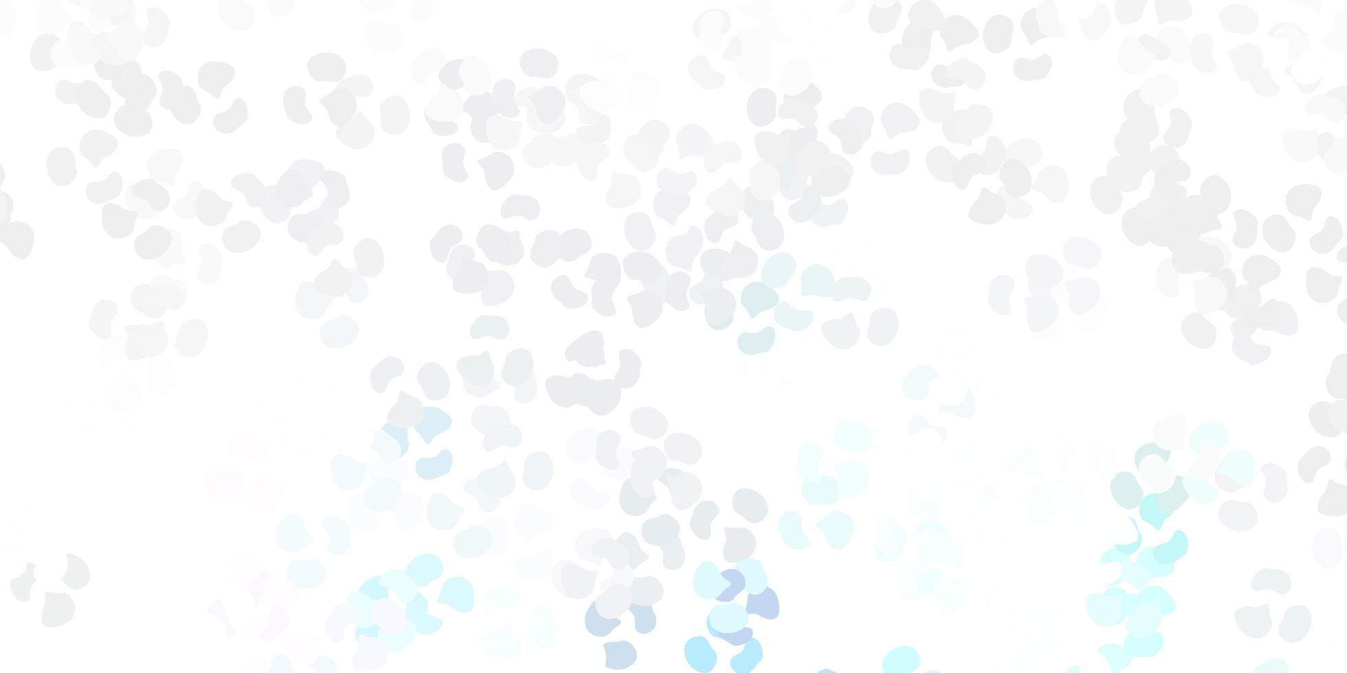 trama vettoriale blu rosa chiaro con forme di memphis