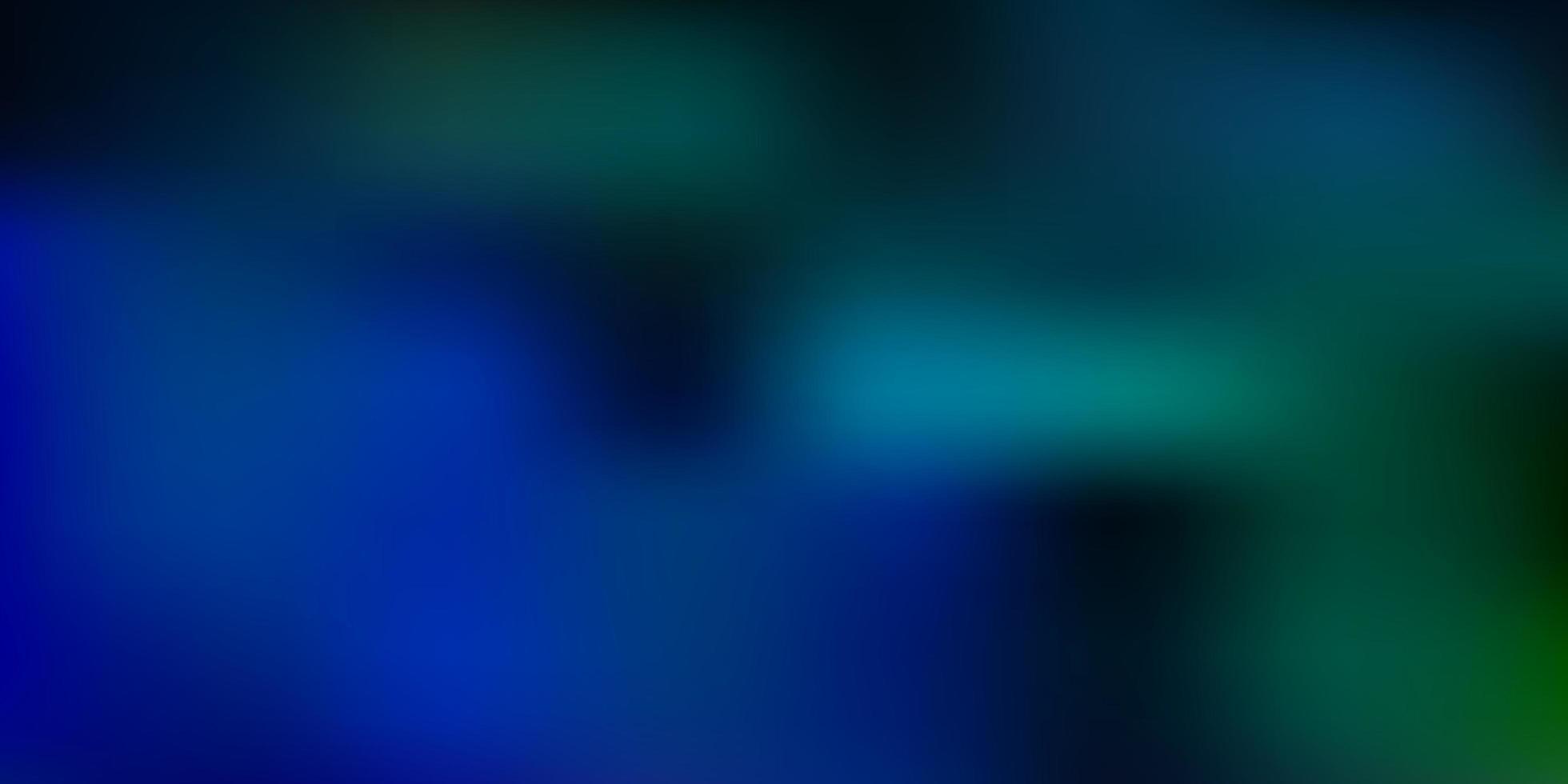 blu scuro verde vettoriale astratto sfocatura dello sfondo