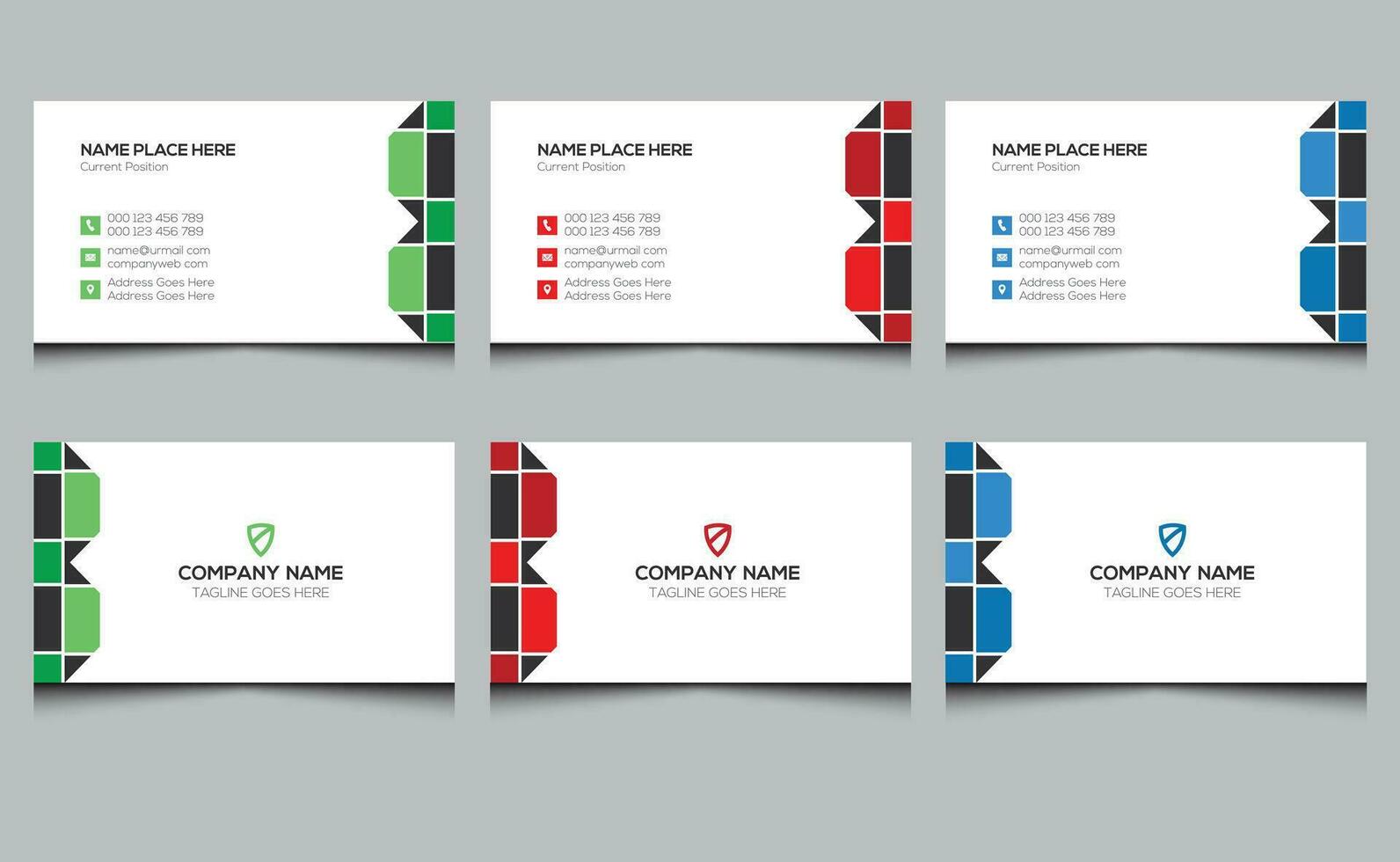 semplice astratto pulito elegante minimalista creativo moderno aziendale professionale azienda ufficio nome visitare attività commerciale carta modello design. vettore