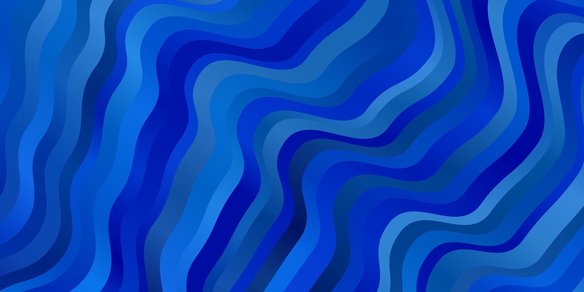 trama vettoriale blu chiaro con linee ironiche illustrazione colorata con motivo a linee curve per annunci pubblicitari