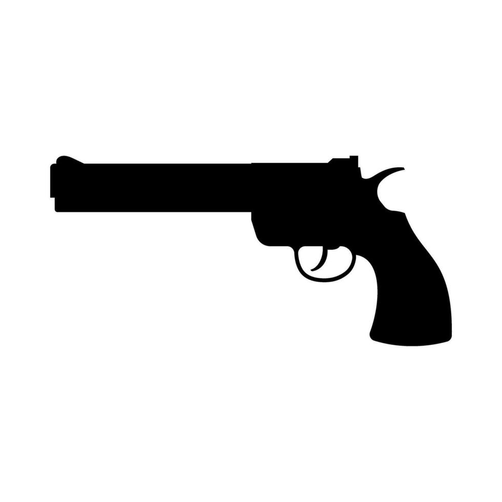 rivoltella icona vettore. arma illustrazione cartello. pistola simbolo o logo. vettore