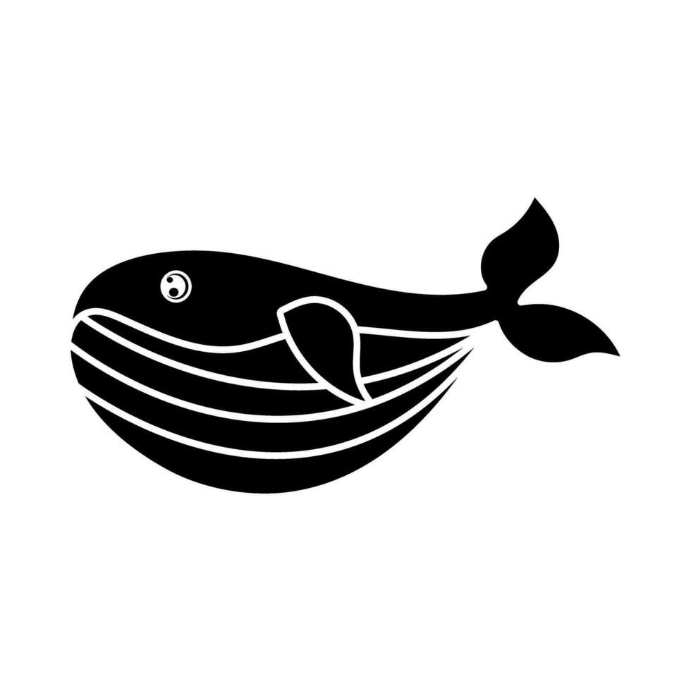 bambino balena icona vettore. balena illustrazione cartello. sperma balena simbolo. mare vita logo. vettore