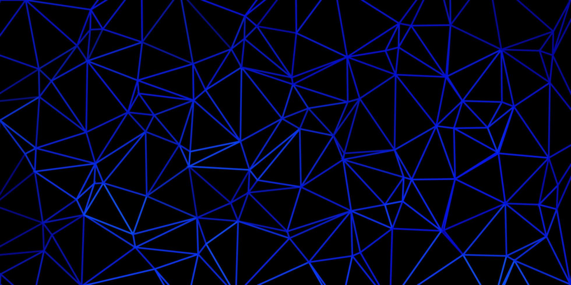 sfondo poligonale vettoriale azzurro