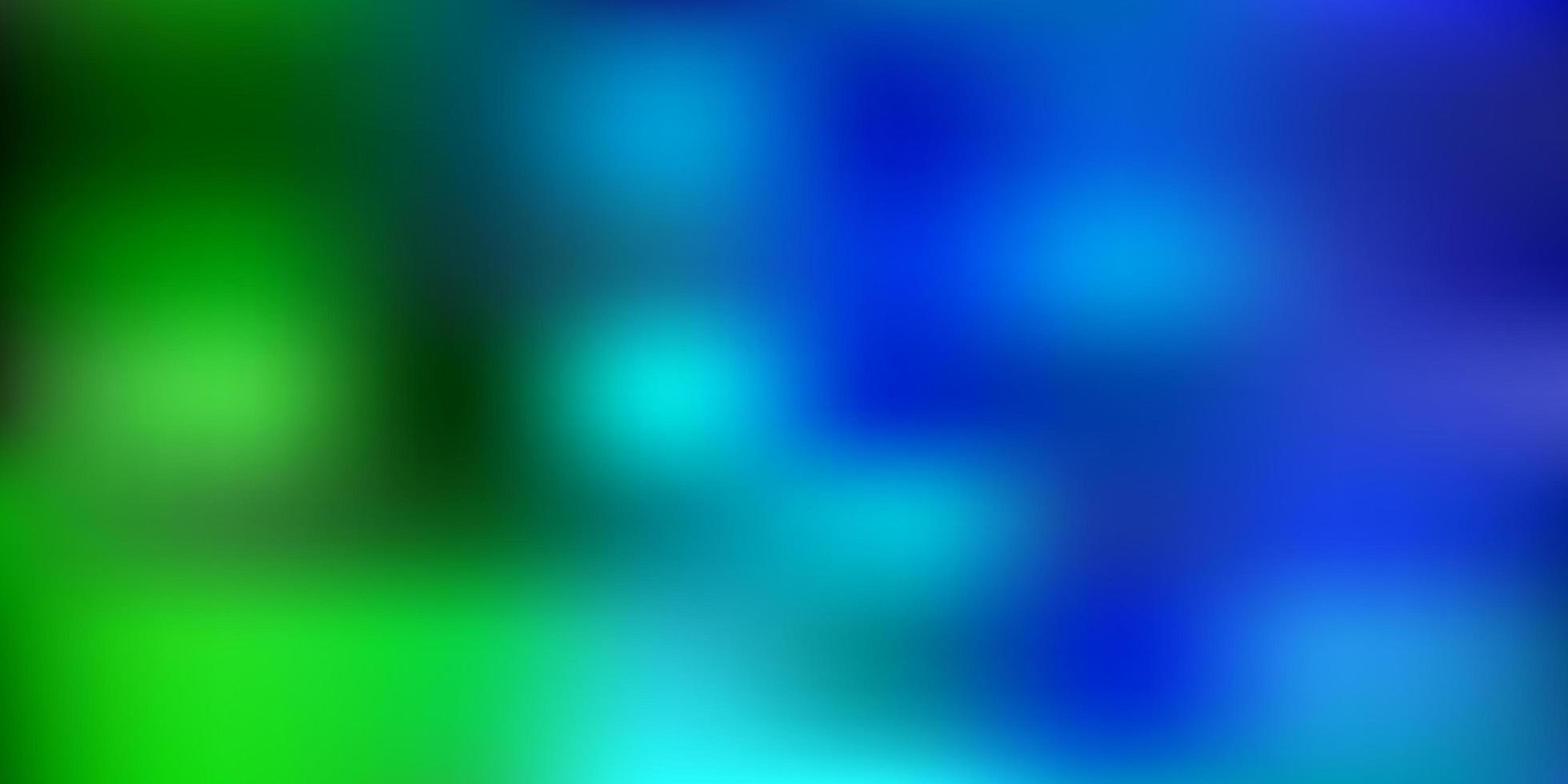 modello di sfocatura vettoriale verde azzurro chiaro