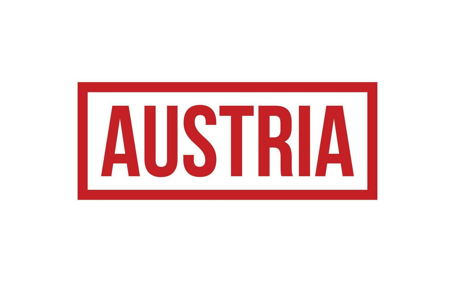 Austria gomma da cancellare francobollo foca vettore