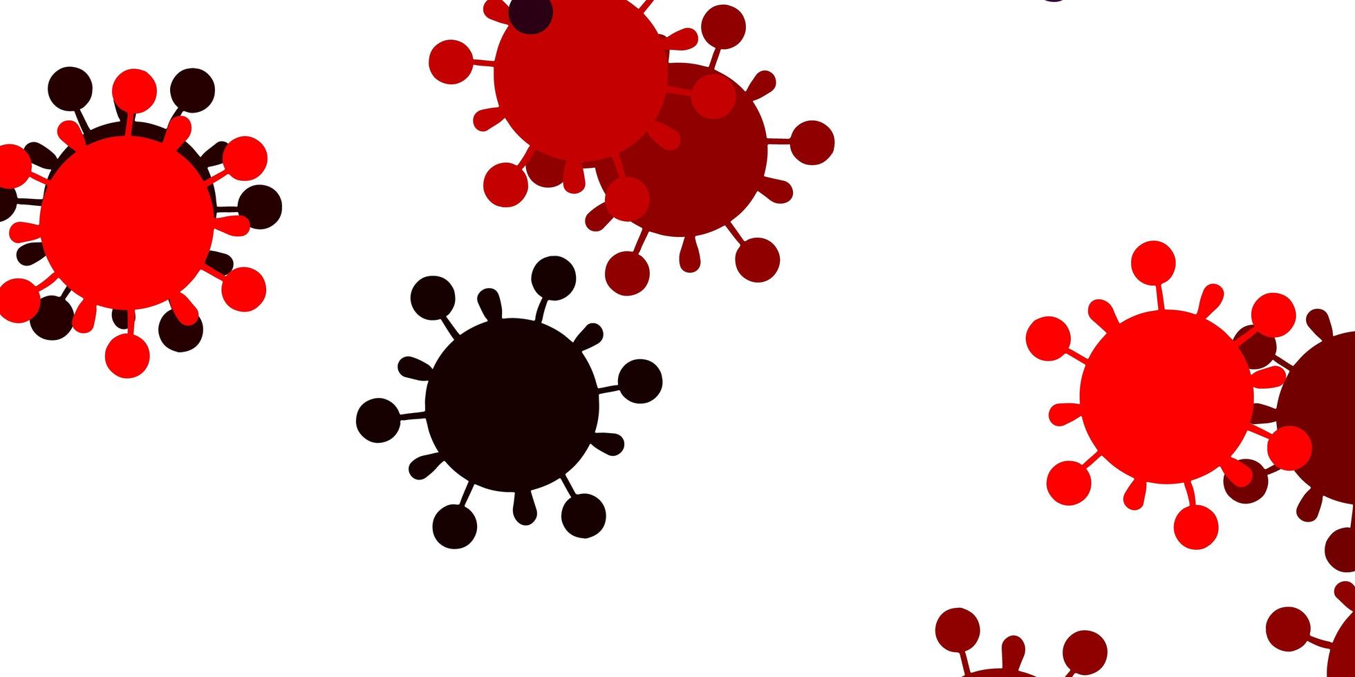 modello vettoriale arancione chiaro con segni di influenza