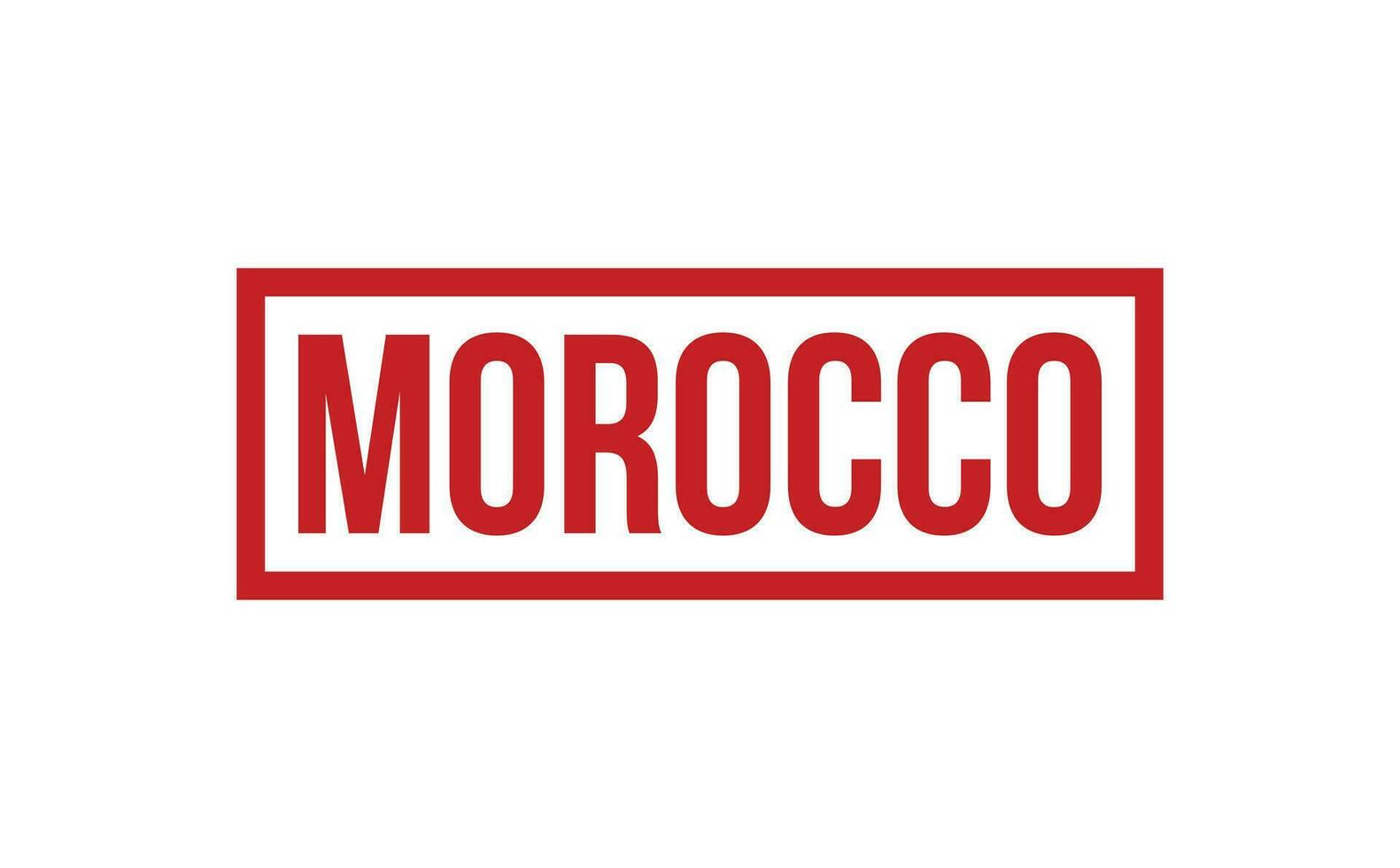 Marocco gomma da cancellare francobollo foca vettore