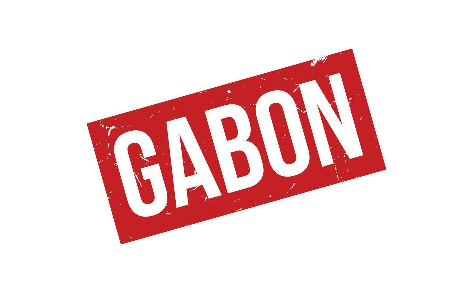 Gabon gomma da cancellare francobollo foca vettore
