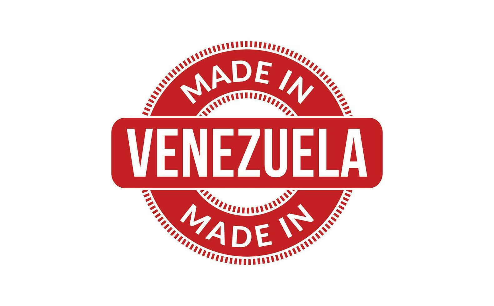 fatto nel Venezuela gomma da cancellare francobollo vettore
