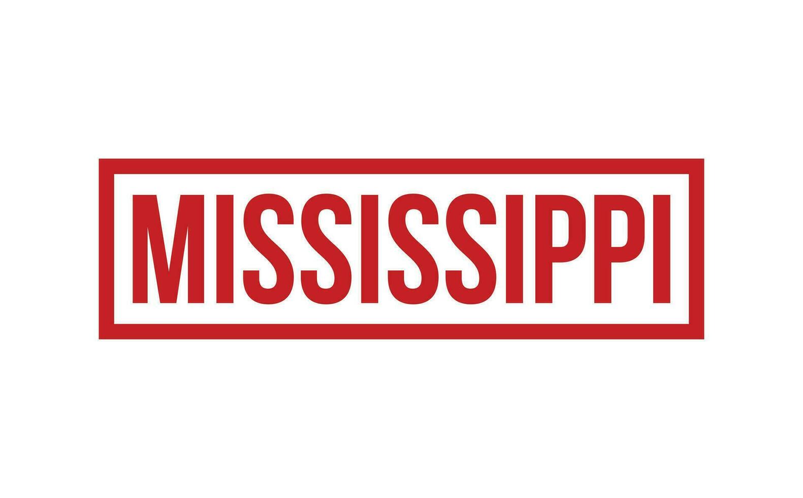 Mississippi gomma da cancellare francobollo foca vettore