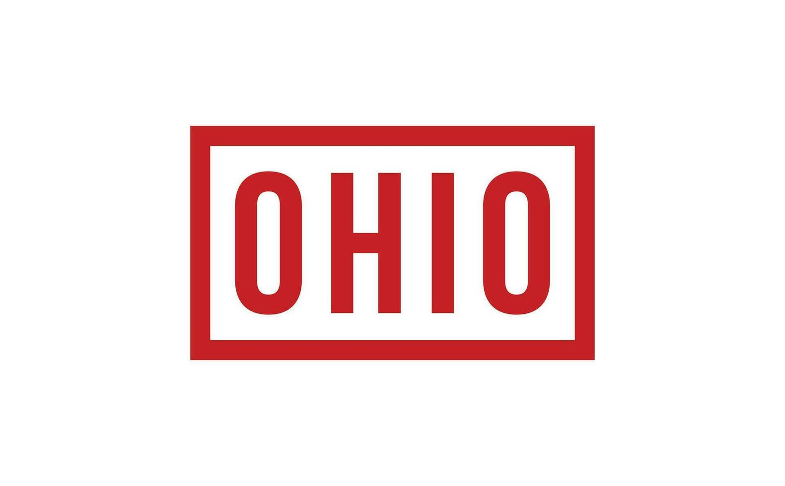 Ohio gomma da cancellare francobollo foca vettore