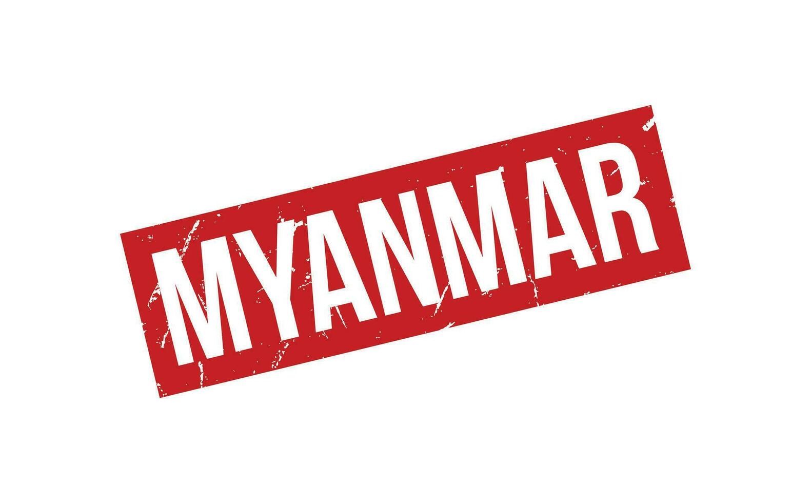 Myanmar gomma da cancellare francobollo foca vettore