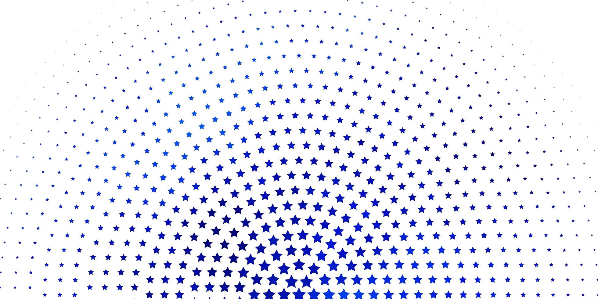 modello vettoriale azzurro con stelle al neon illustrazione astratta geometrica moderna con motivo a stelle per pagine di destinazione di siti Web