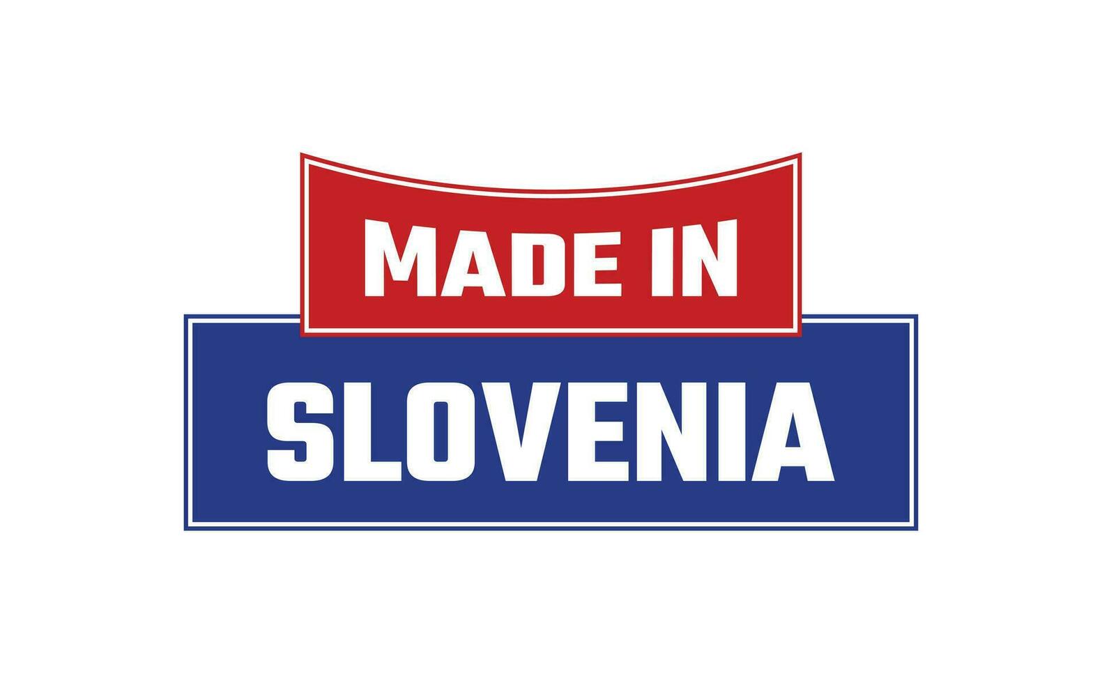 fatto nel slovenia foca vettore