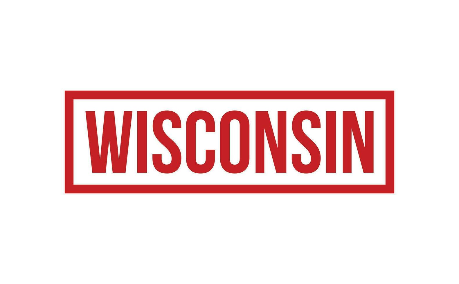 Wisconsin gomma da cancellare francobollo foca vettore