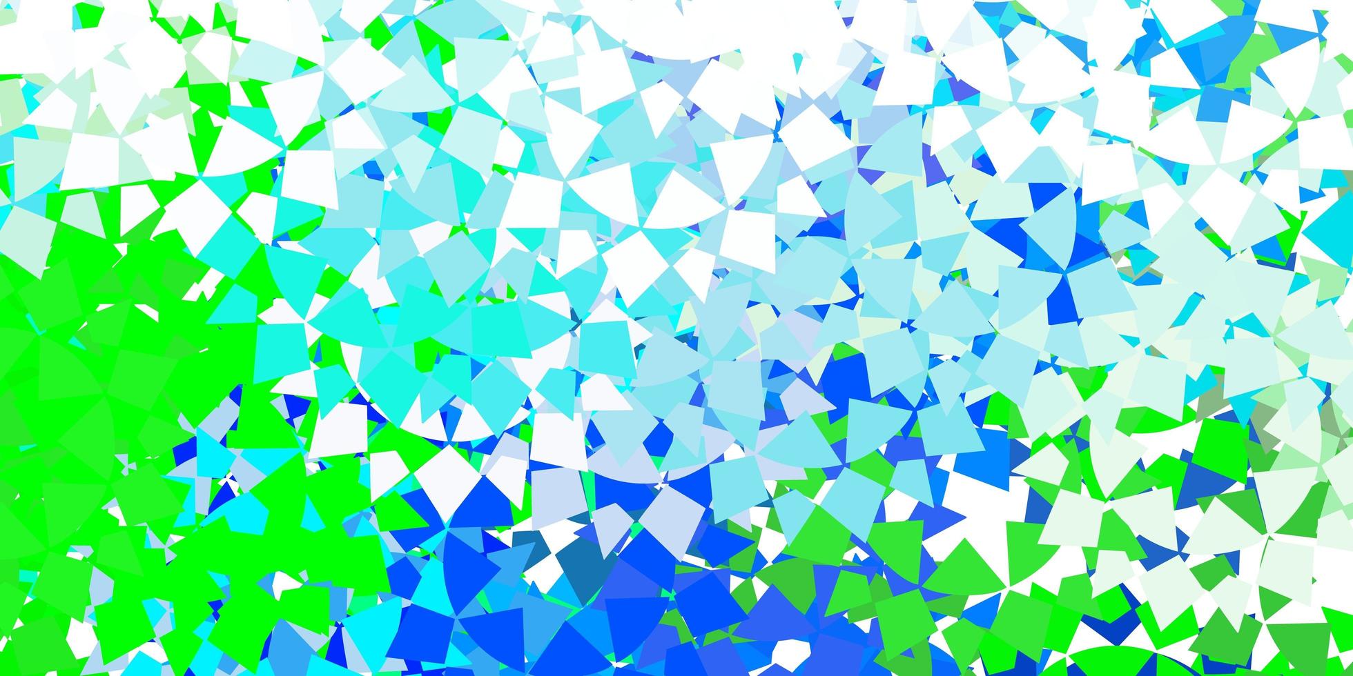 sfondo vettoriale azzurro con triangoli