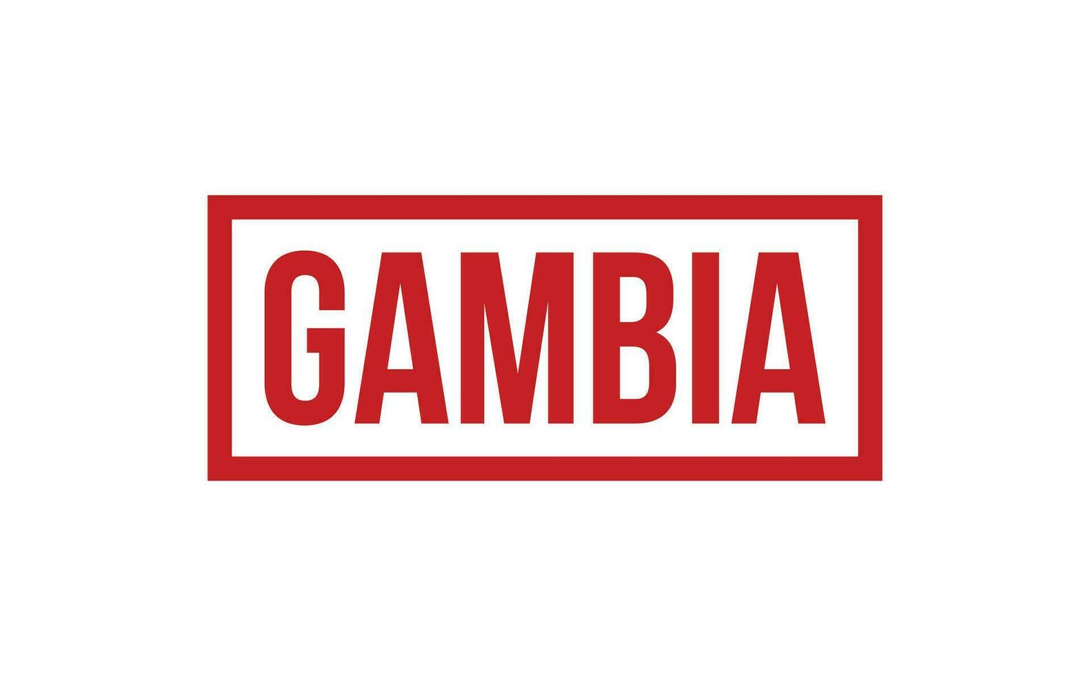 Gambia gomma da cancellare francobollo foca vettore