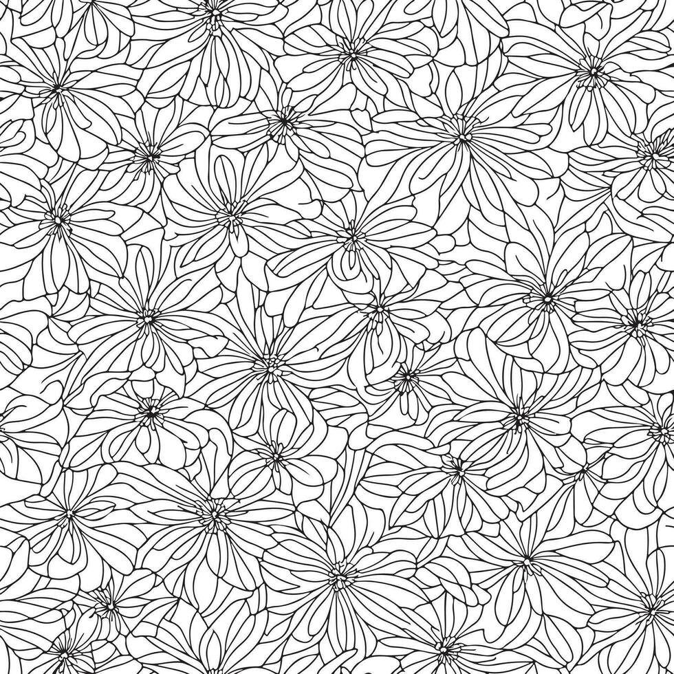 floreale senza soluzione di continuità modello. diagonale fiore Linee modello sfondo. piatto astratto fiore Linee modello. dritto strisce struttura sfondo. linea modello vettore illustrazione sfondo.