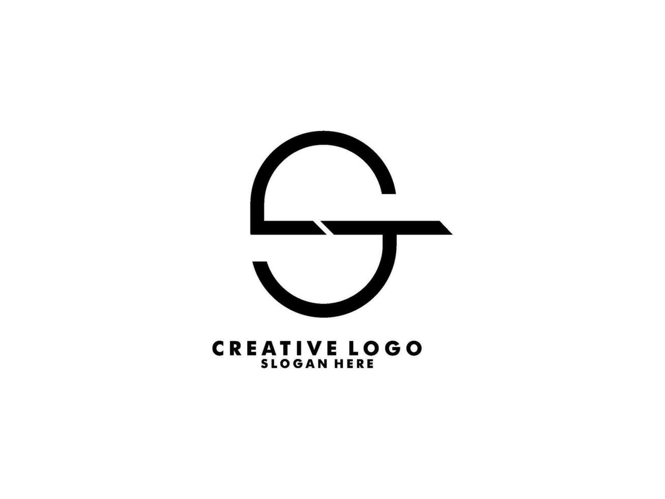 elegante st lettera logo design modello, universale premio lettera logo vettore