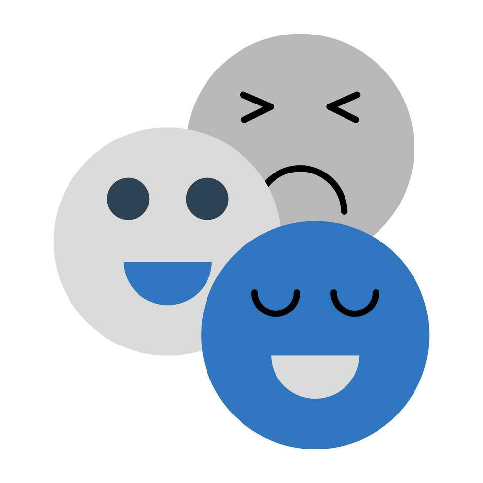un' creativo design icona di emoji vettore