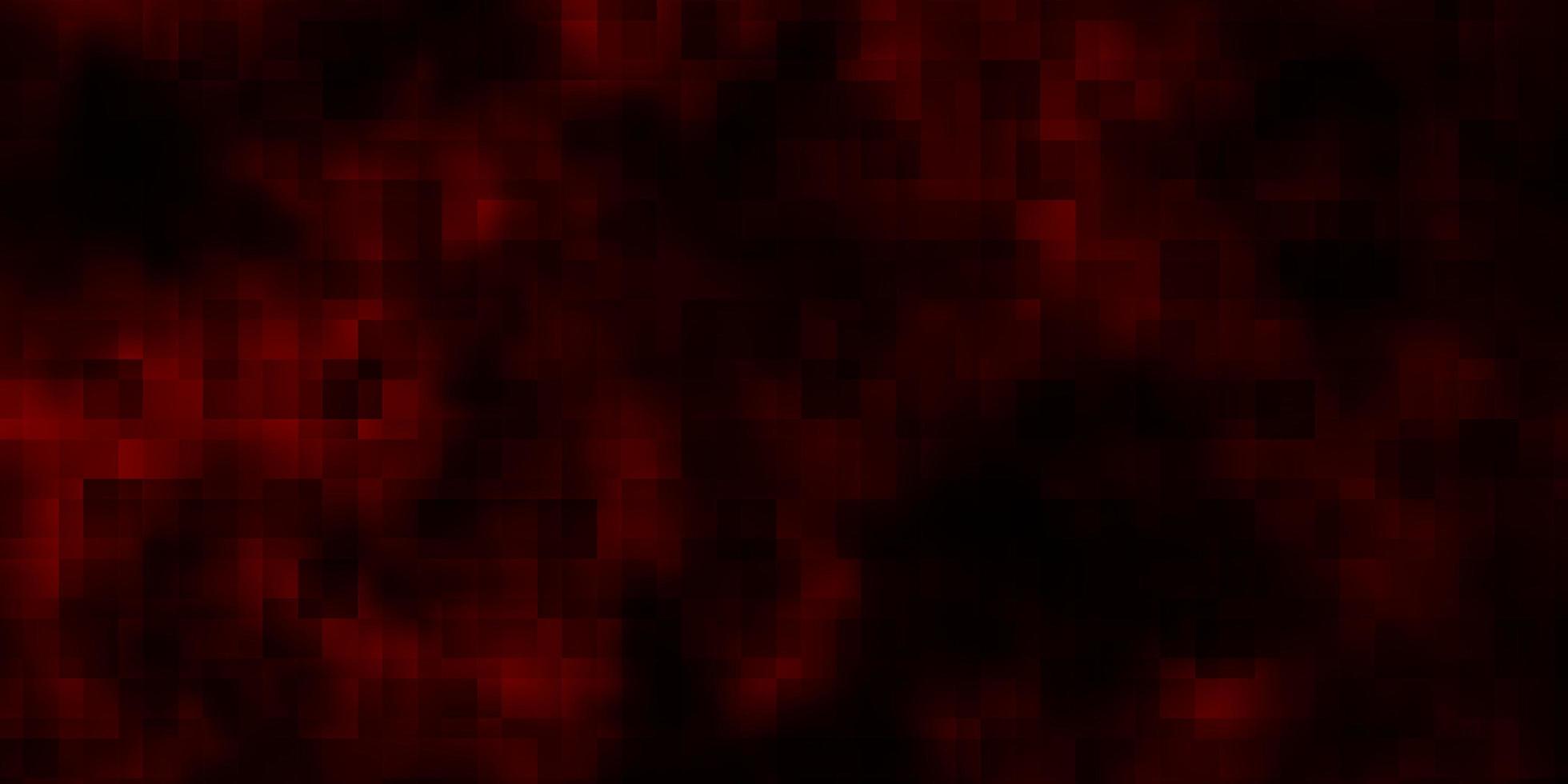 trama vettoriale rosso scuro in stile rettangolare