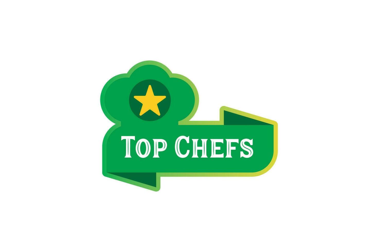 superiore chef ristorante logo design vettore modello