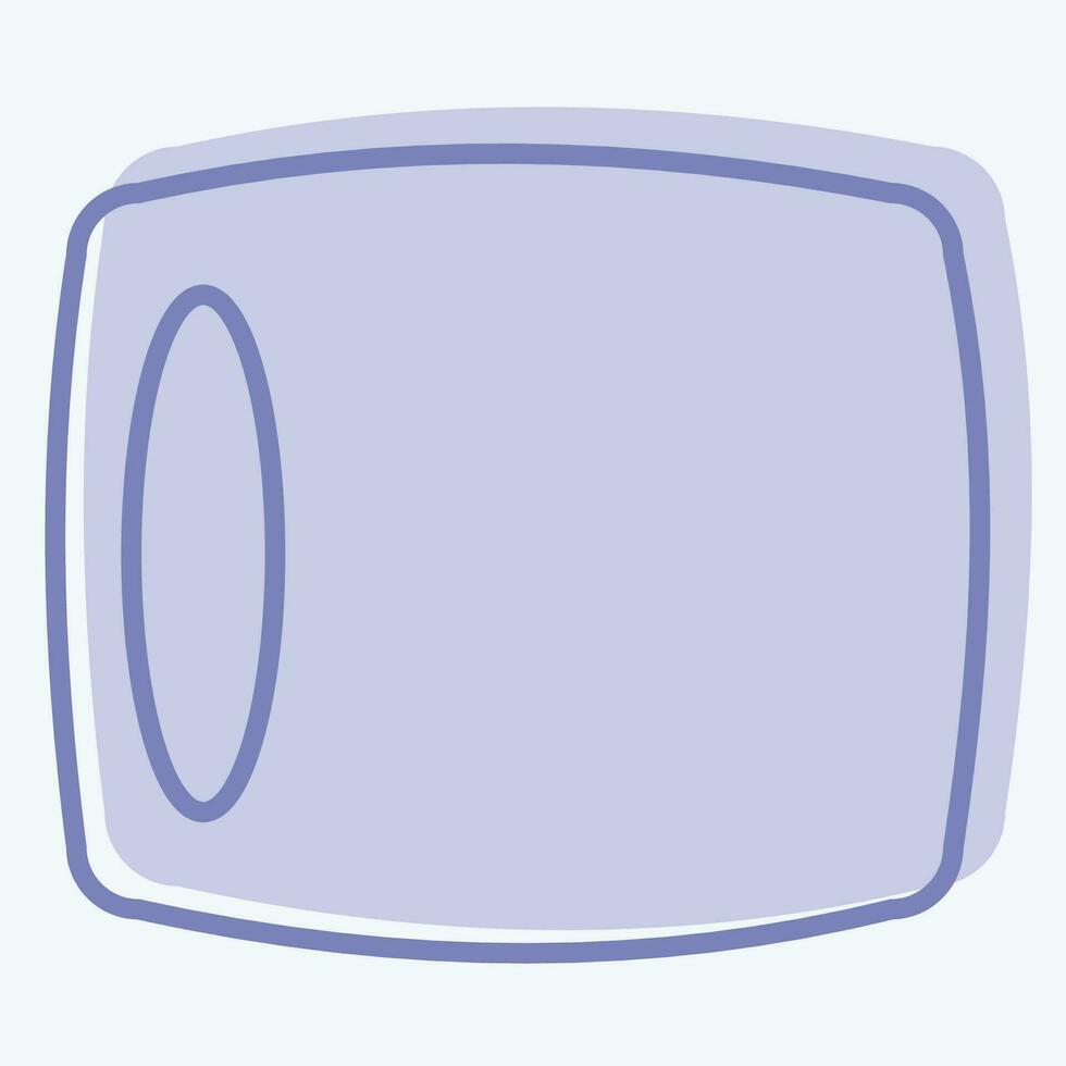 icona cuscino. relazionato per ortopedico simbolo. Due tono stile. semplice design modificabile. semplice illustrazione vettore