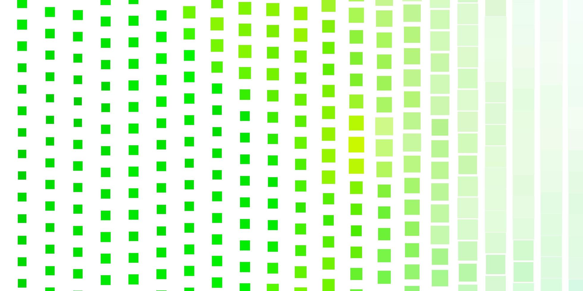 modello vettoriale verde chiaro in rettangoli illustrazione colorata con rettangoli sfumati e quadrati design per la tua promozione aziendale business