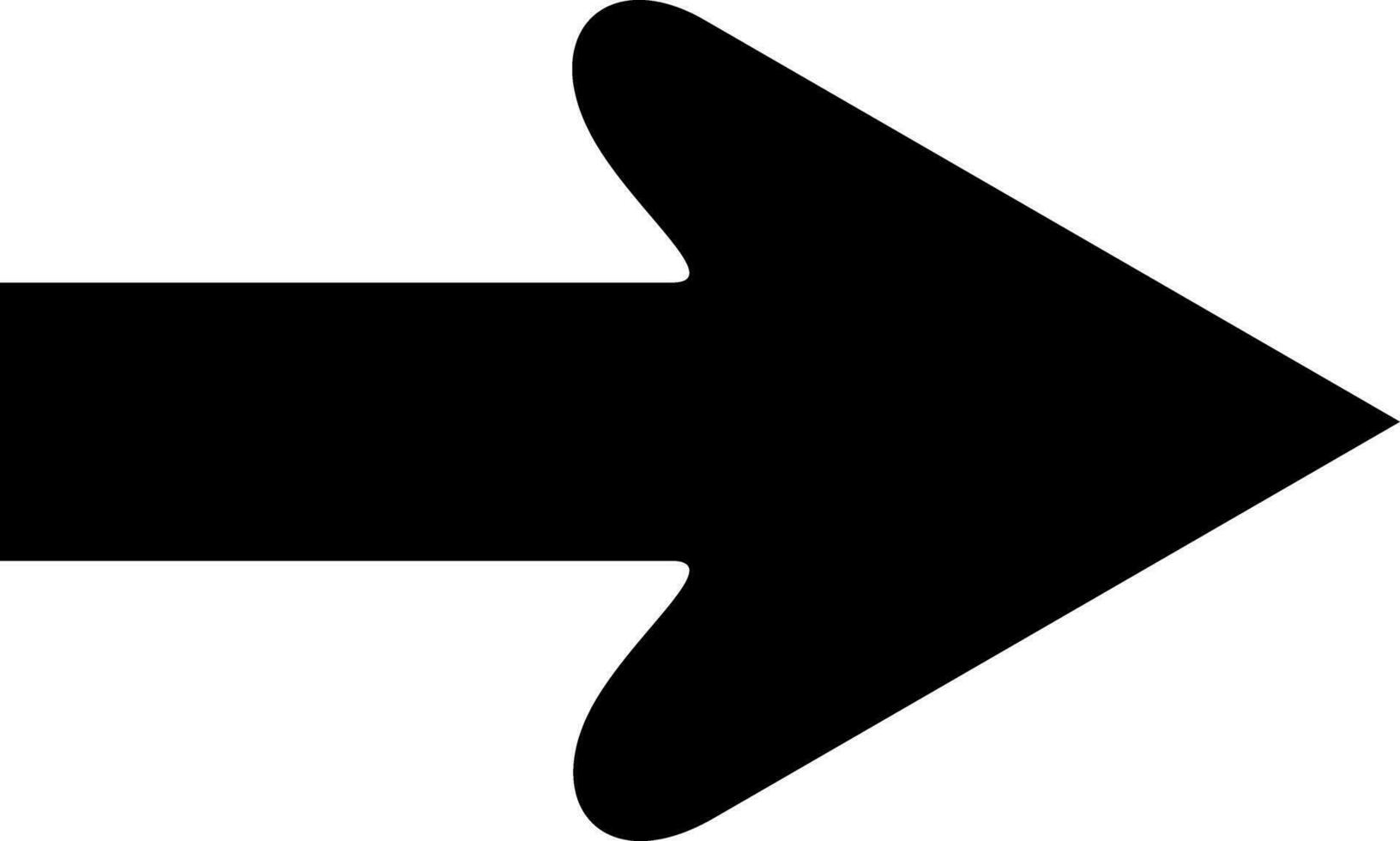 freccia icona giusto cartello cursore pointer simbolo pulsante vettore