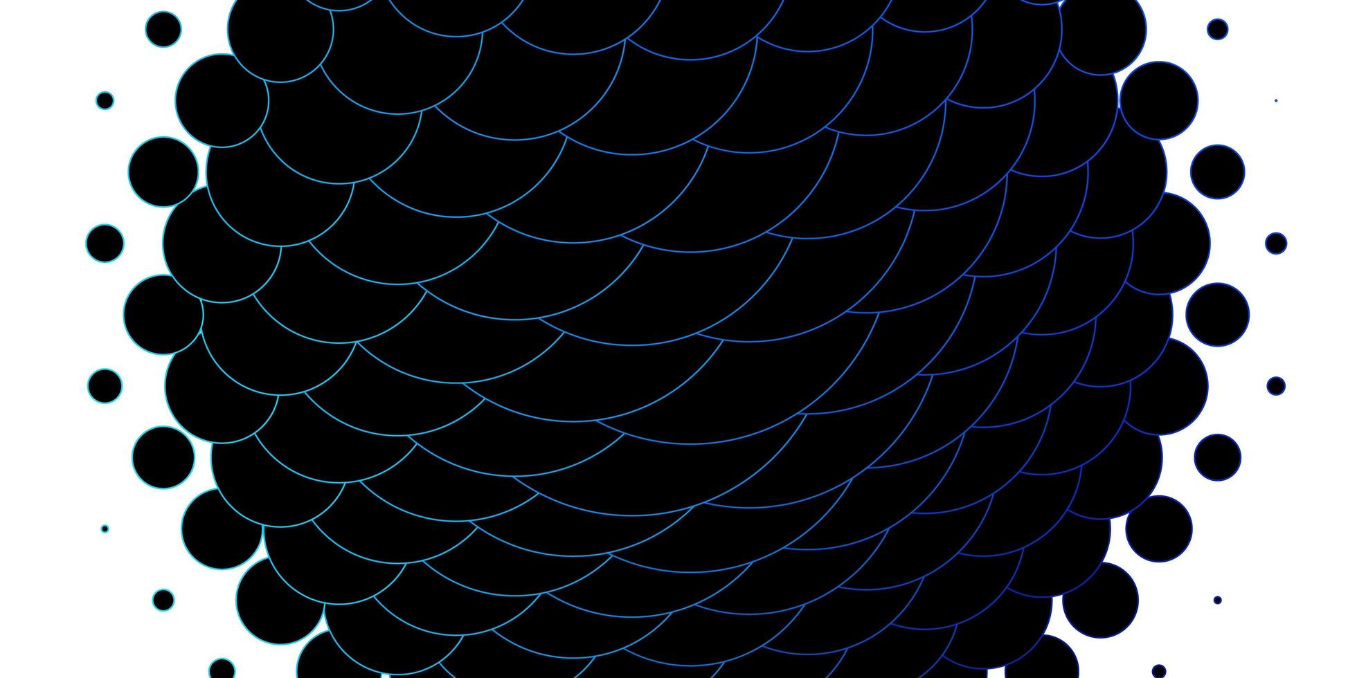 sfondo vettoriale azzurro con punti disegno decorativo astratto in stile sfumato con motivo a bolle per siti web