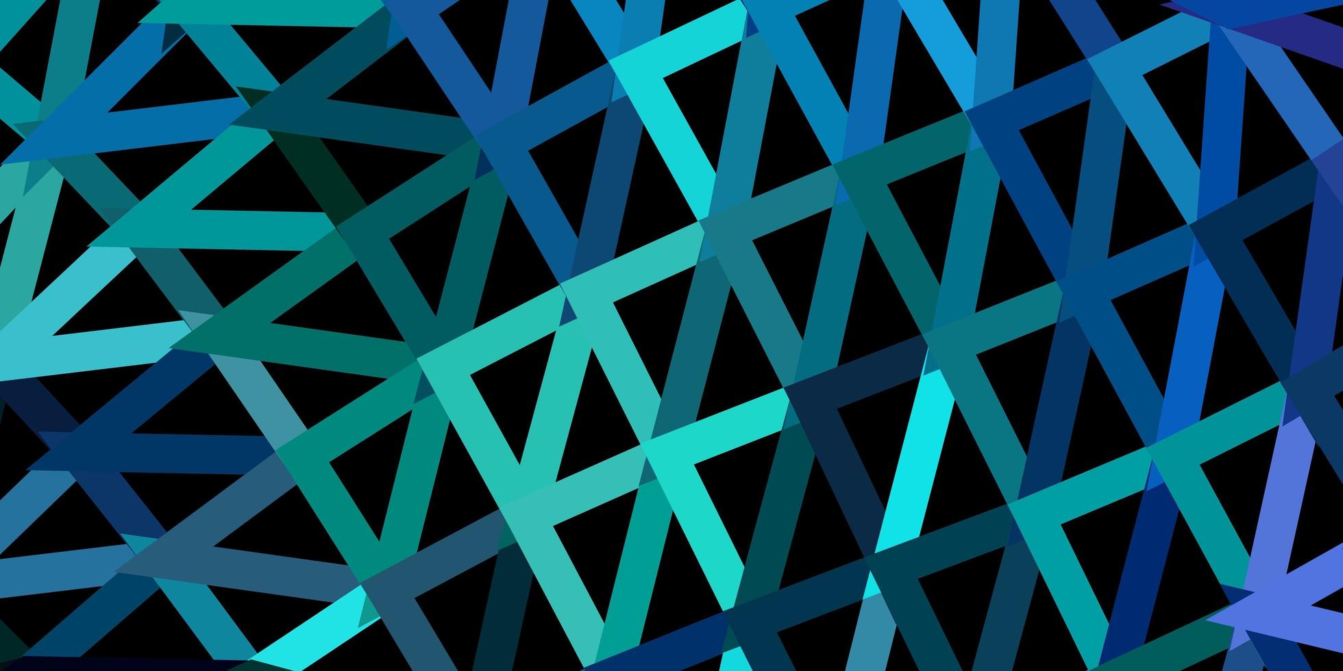 struttura astratta del triangolo di vettore blu chiaro