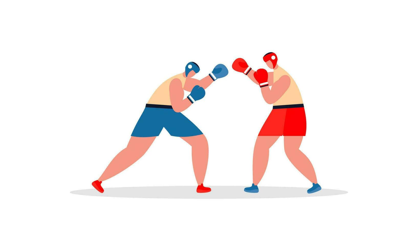 boxe sport illustrazione concetto vettore