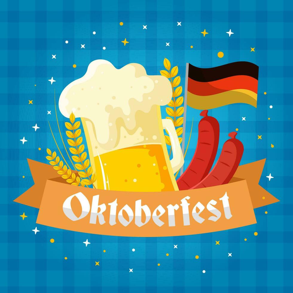 oktoberfest Festival illustrazione vettore