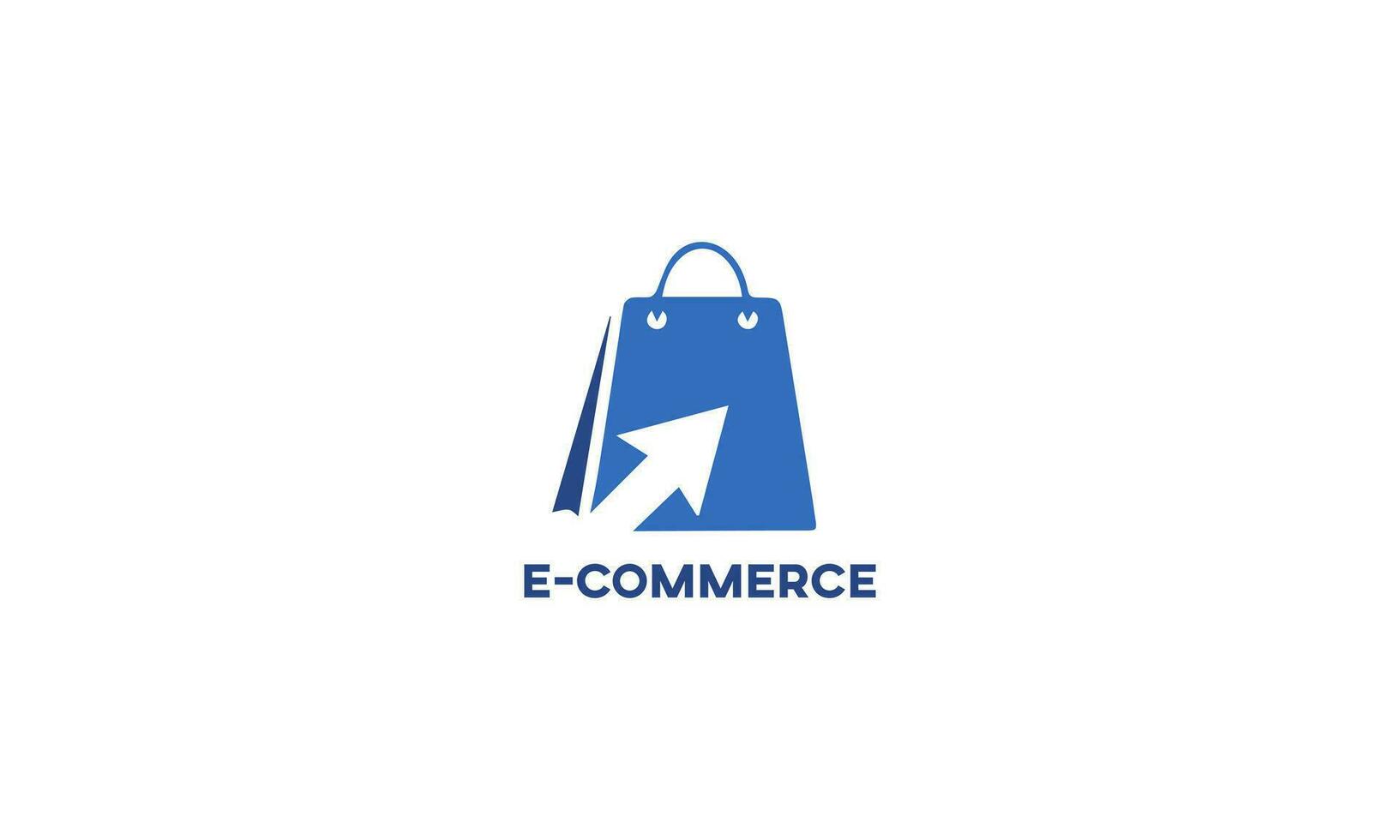 e-commerce logo collezione vettore