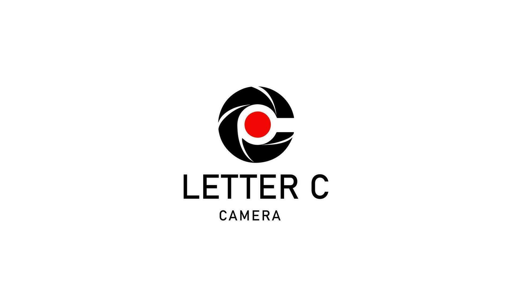 vettore c lettera concetto logo modello