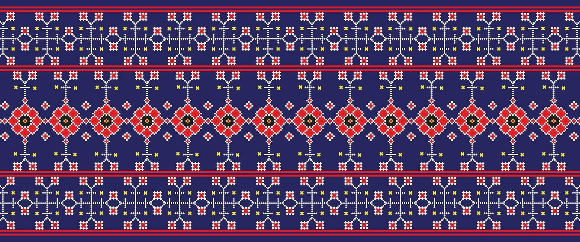azteco etnico modello tradizionale. geometrico orientale senza soluzione di continuità modello. confine decorazione. design per sfondo, sfondo, vettore illustrazione, tessile, tappeto, tessuto, vestiario, ricamo.