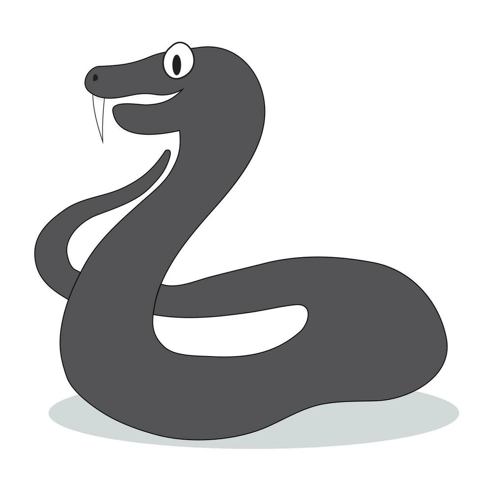 vipera personaggio buio illustrazione vettore