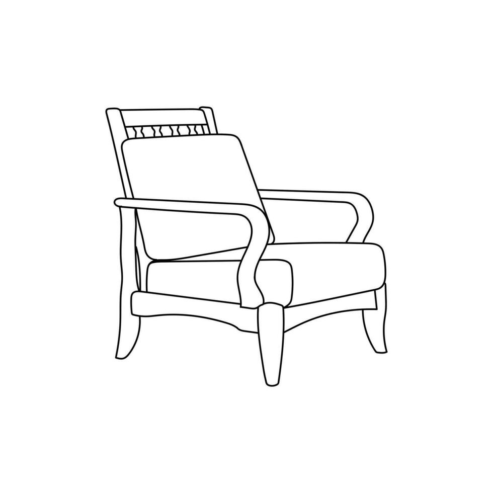 sedia logo disegno, moderno mobilia vettore logo modello