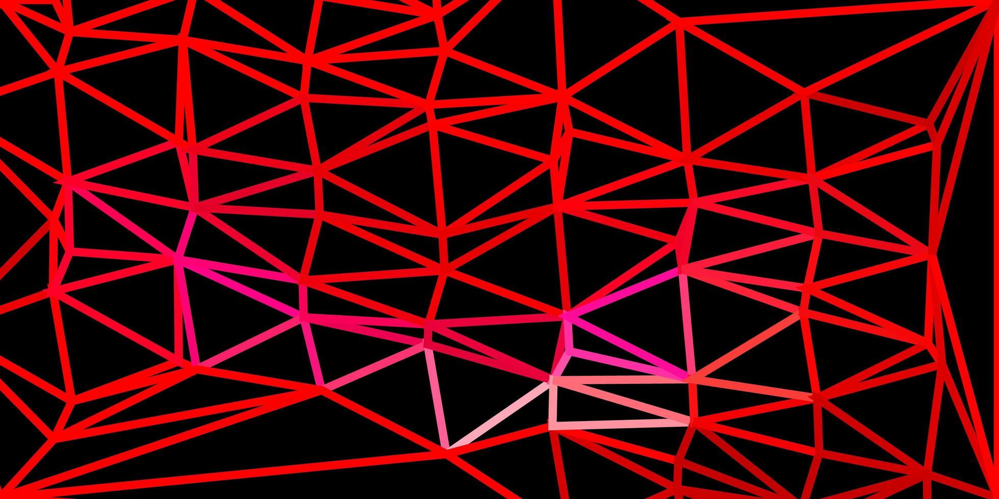 layout poligonale geometrico vettoriale rosso chiaro