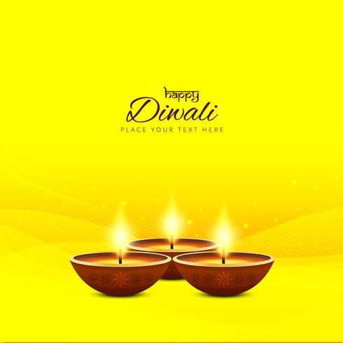 Fondo di Diwali felice religioso astratto vettore