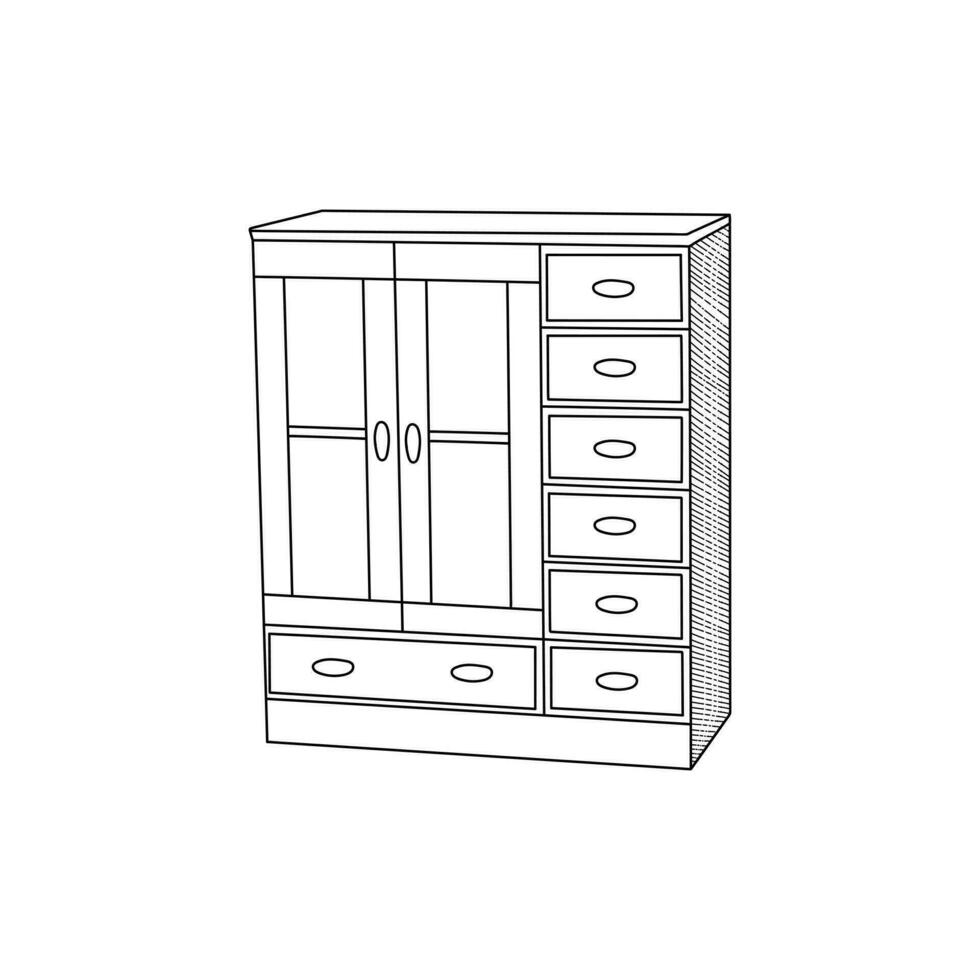 mensola icona linea minimalista interno disegno, illustrazione vettore design modello, adatto per il tuo azienda