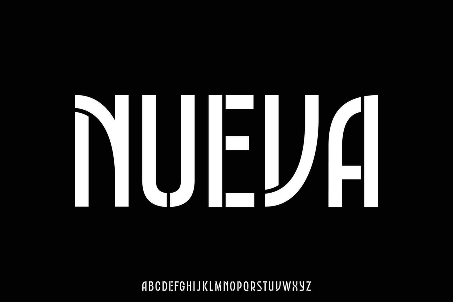 moderno retrò stampino genere Schermo font vettore. unico carattere tipografico design illustrazione vettore